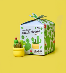 Flores y Plantas: Trío de Cactus