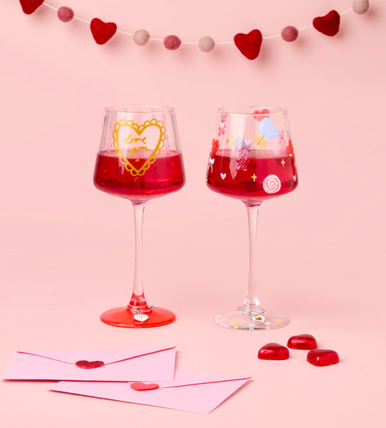 Date Night Paint-a-Wine Glass x2