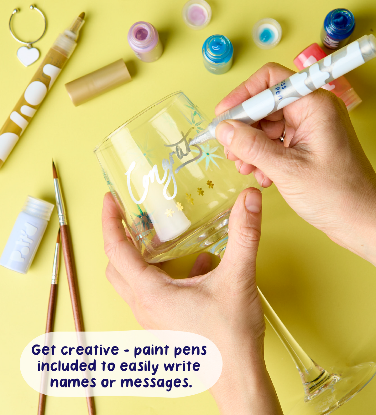 Date Night Paint-a-Wine Glass x2
