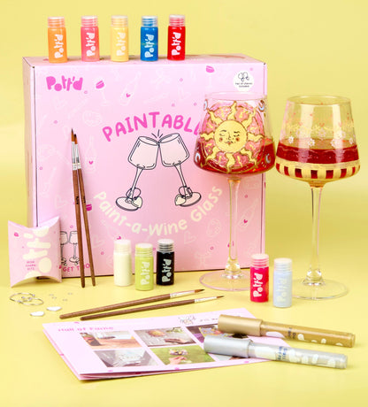 Date Night Paint-a-Wine Glass x2