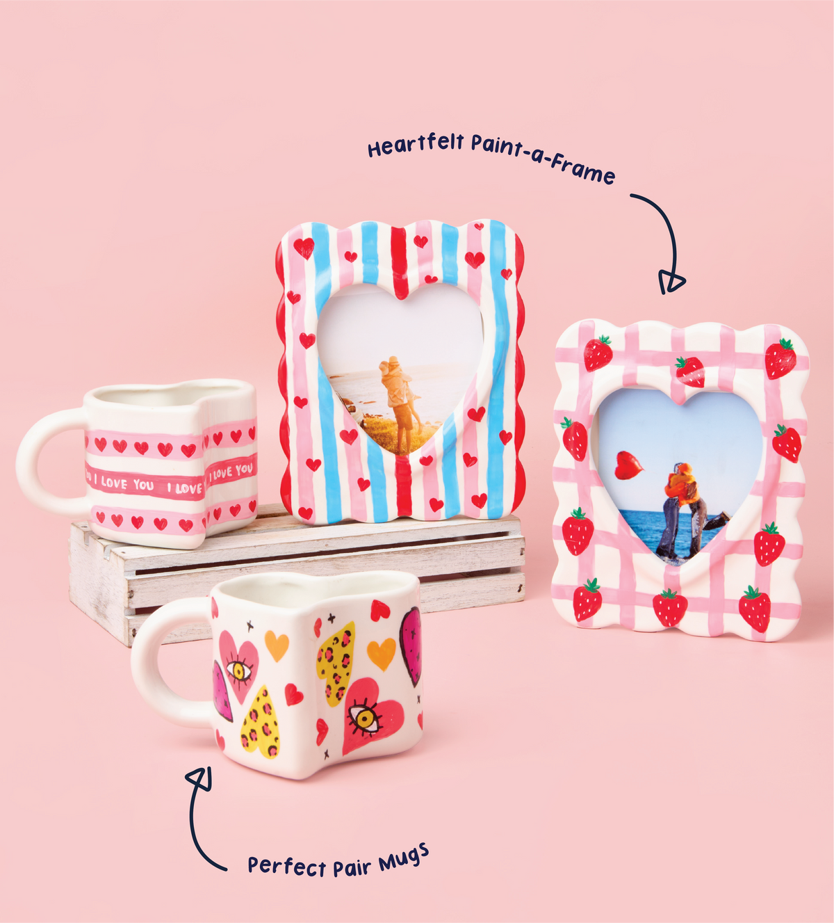 Pack Full of Heart Tazas y Marcos