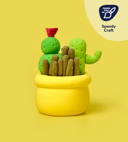 Flores y Plantas: Trío de Cactus
