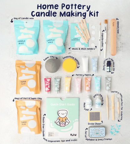 Handmade Moments: Clay Candles & Frame Painting Bundle