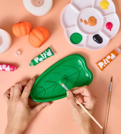 Kit Creativo de Arcilla y Vela Calabaza