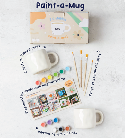 Töpfern & Tassen Bemalen Date Bundle für Zuhause