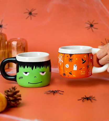 Halloween-Tassen Malset x2