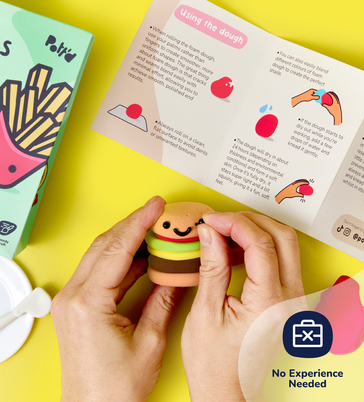 Tiny Yums: Burger & Frietjes