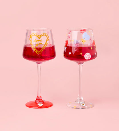Date Night Paint-a-Wine Glass x2