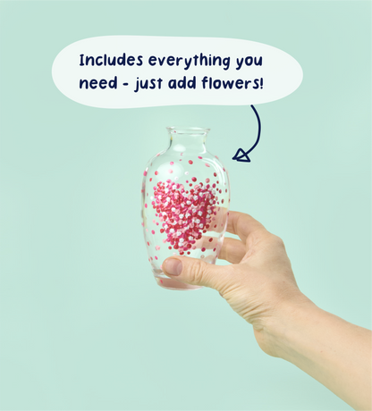 Paint-a-Glass Vase x2