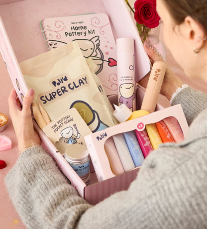 Töpfern & Tassen Bemalen Date Bundle für Zuhause