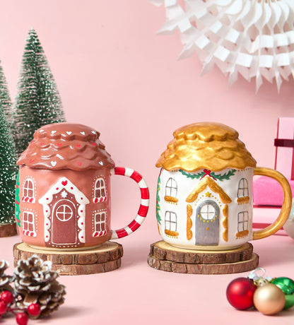 Lebkuchenhaus-Tassen-Malset x2