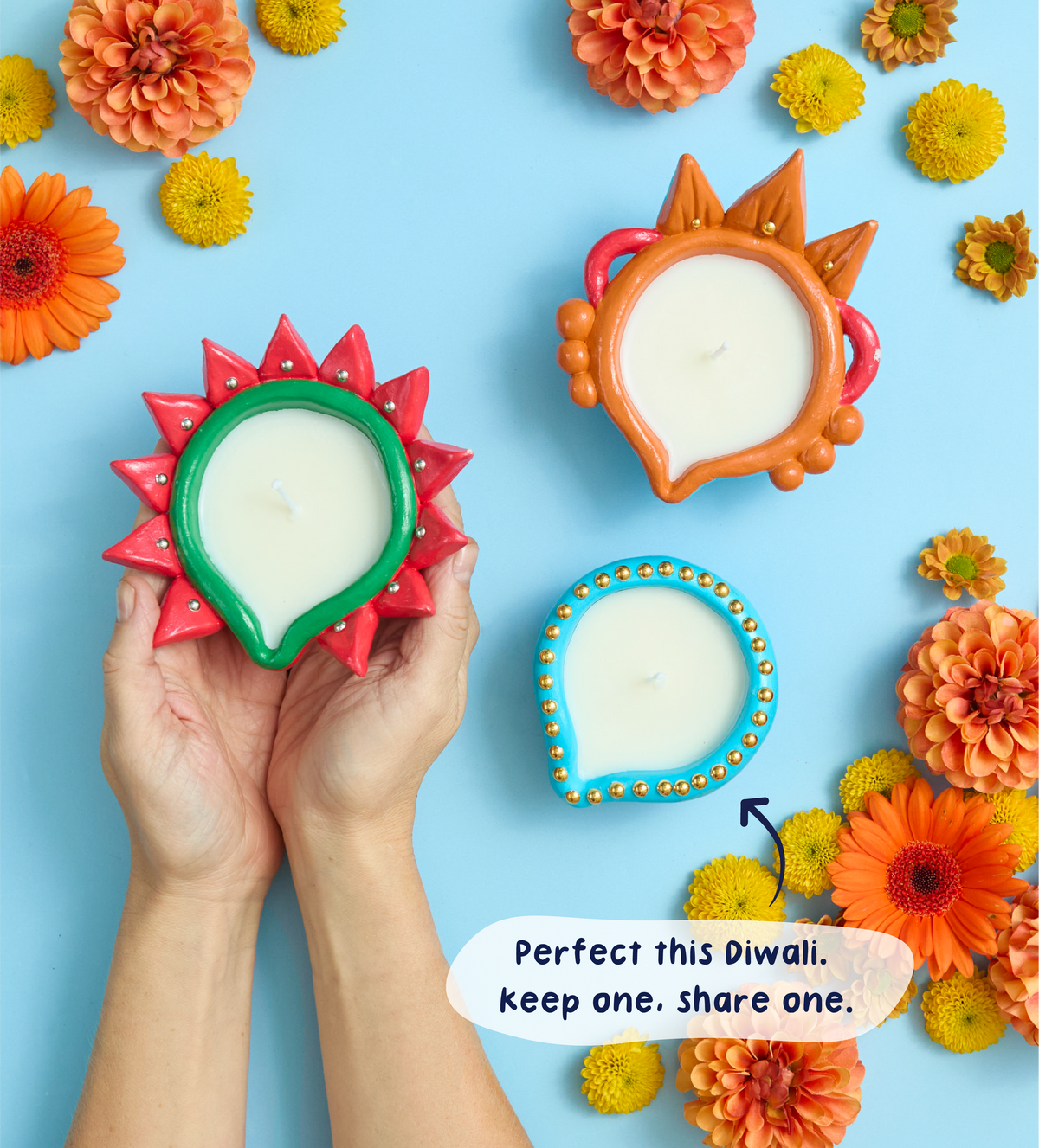 Diwali Candle & Clay Kit
