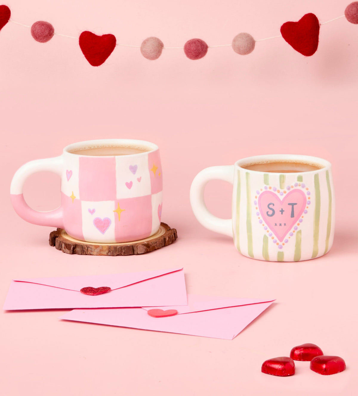 Valentinstag Foam Dough & Tassen Set