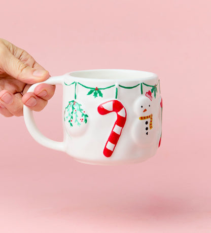 Christmas Decoration Paint-a-Mug x2