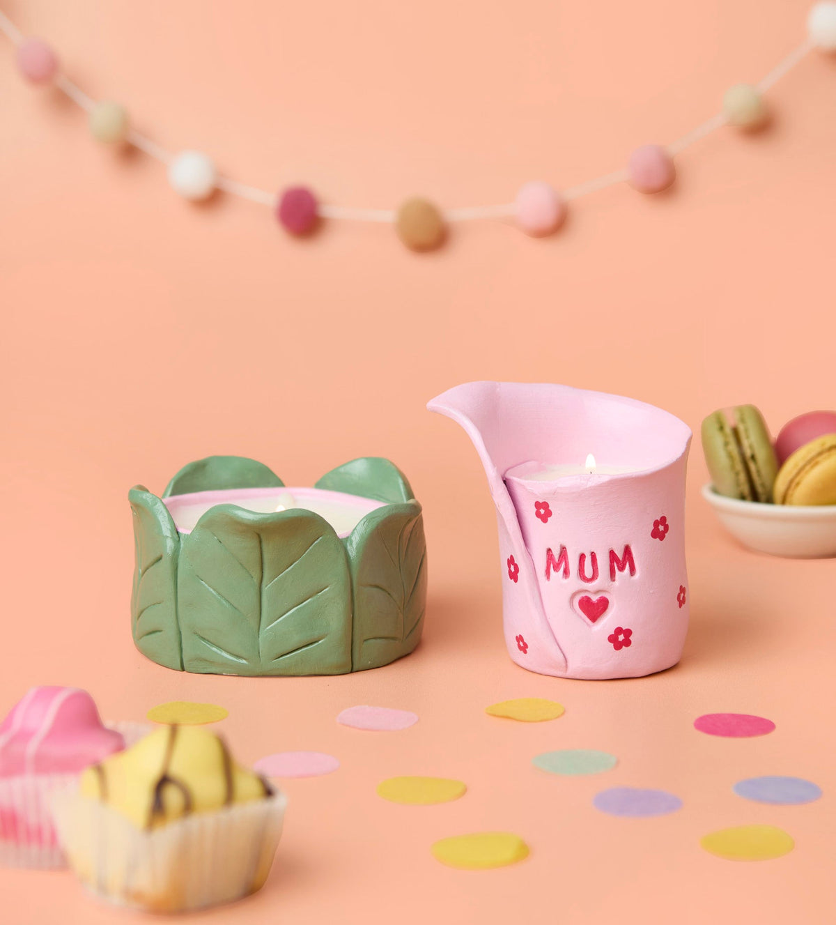 Handmade Moments: Clay Candles & Frame Painting Bundle