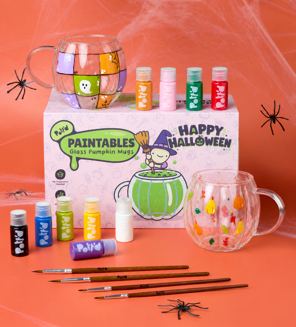 Halloween-Malvorlagen-Trio