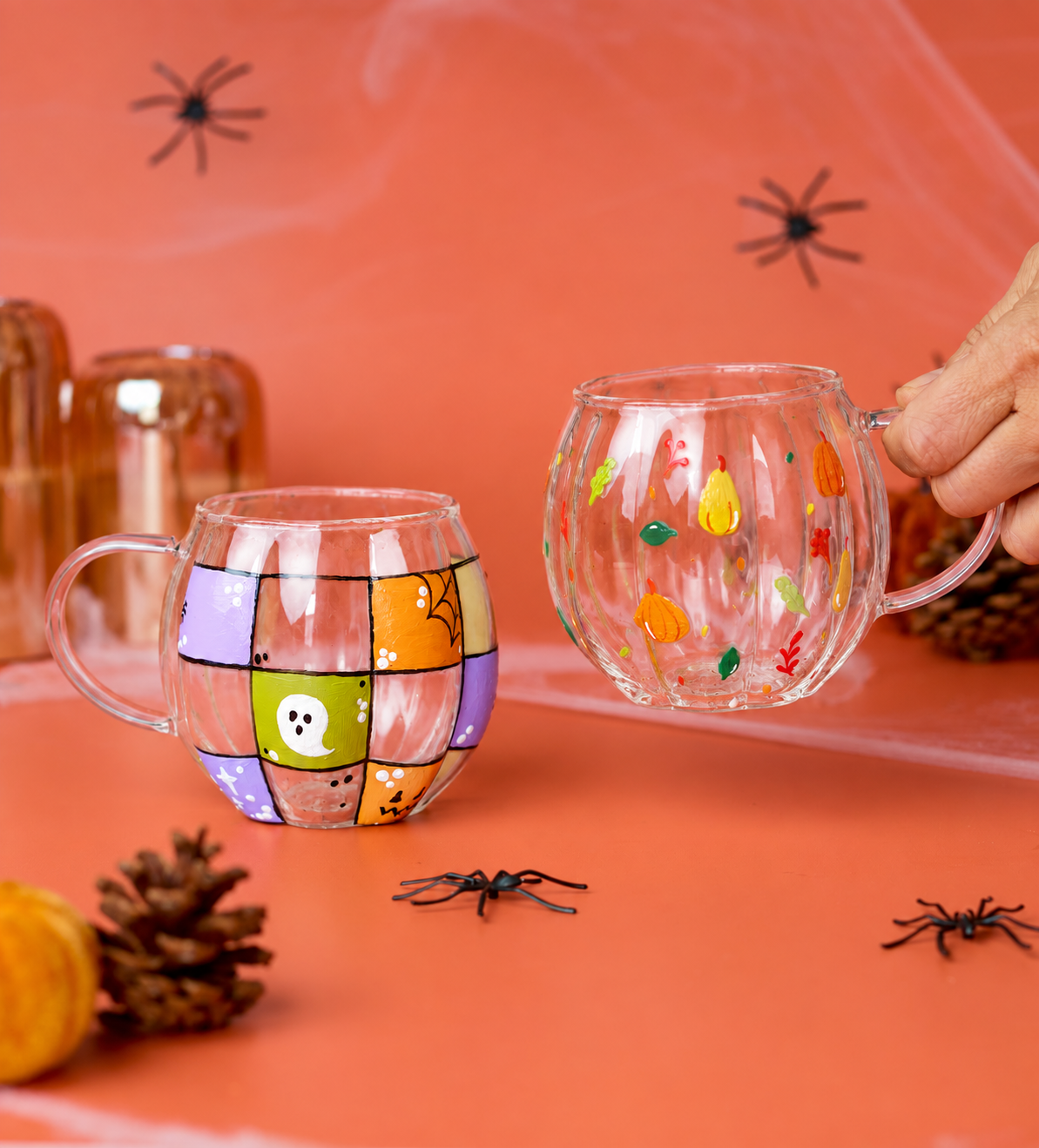Halloween-Malvorlagen-Trio