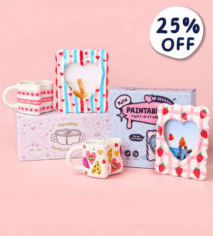 Pack Full of Heart Tazas y Marcos