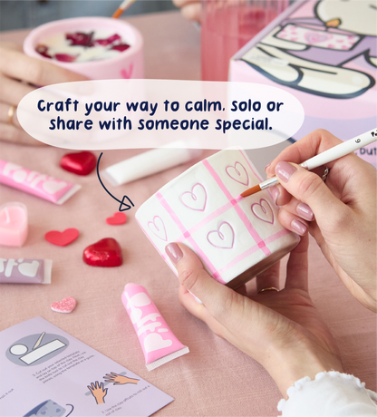 Love Heart Candle Making Kit