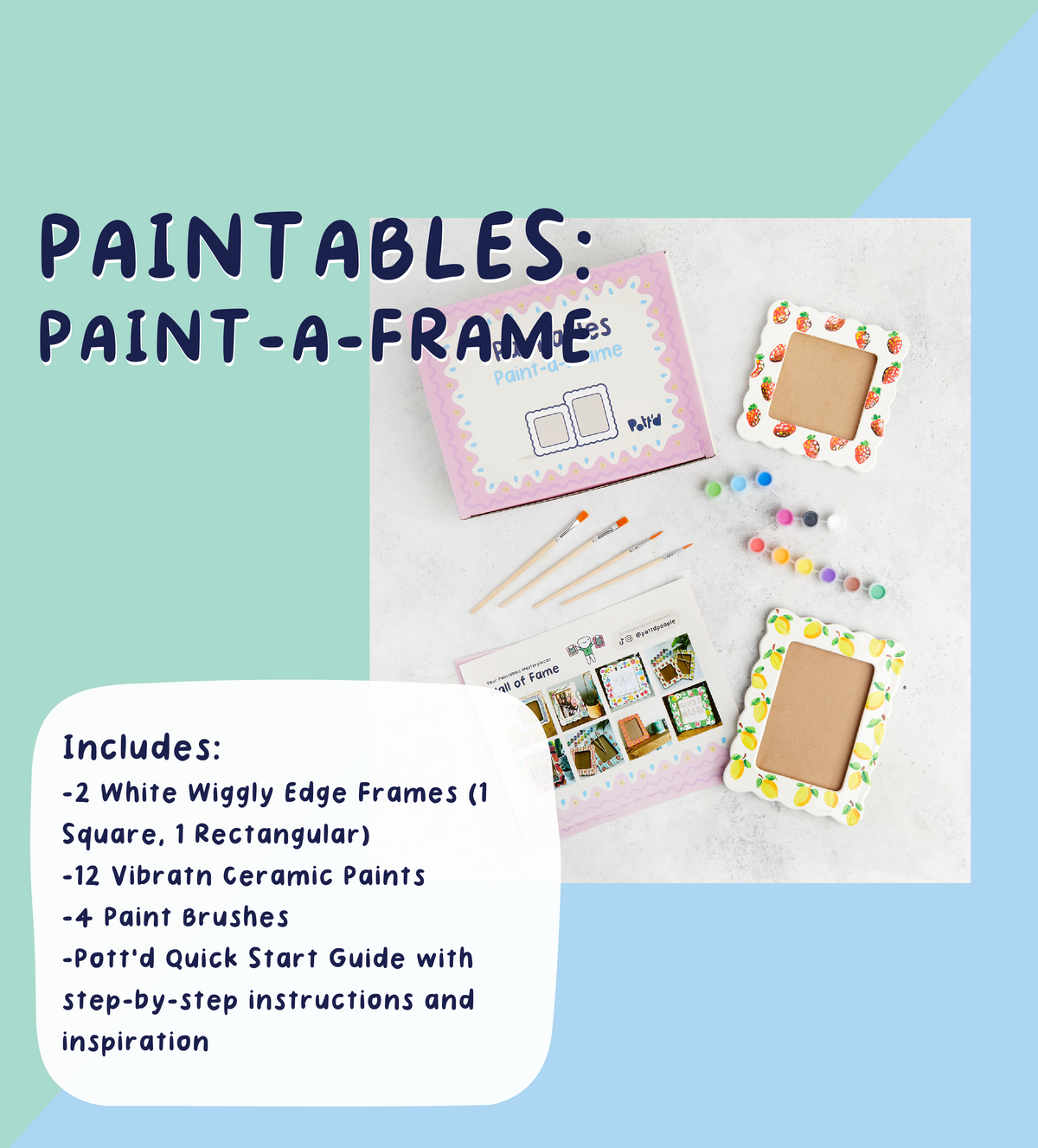 Paintables Set: Tasse & Rahmen