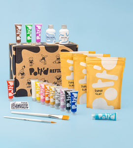 Nachfüllpack: Töpfer-Kit für zu Hause