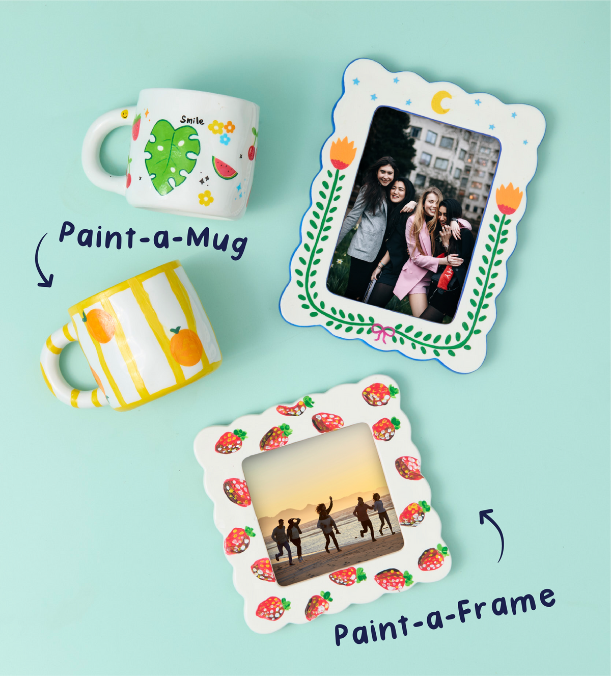 Paintables Set: Tasse & Rahmen