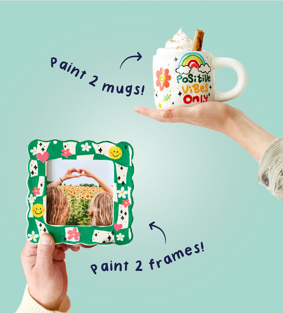 Paintables Set: Tasse & Rahmen