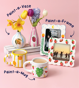 Paintables Pakket: Mok, Lijst & Vaas